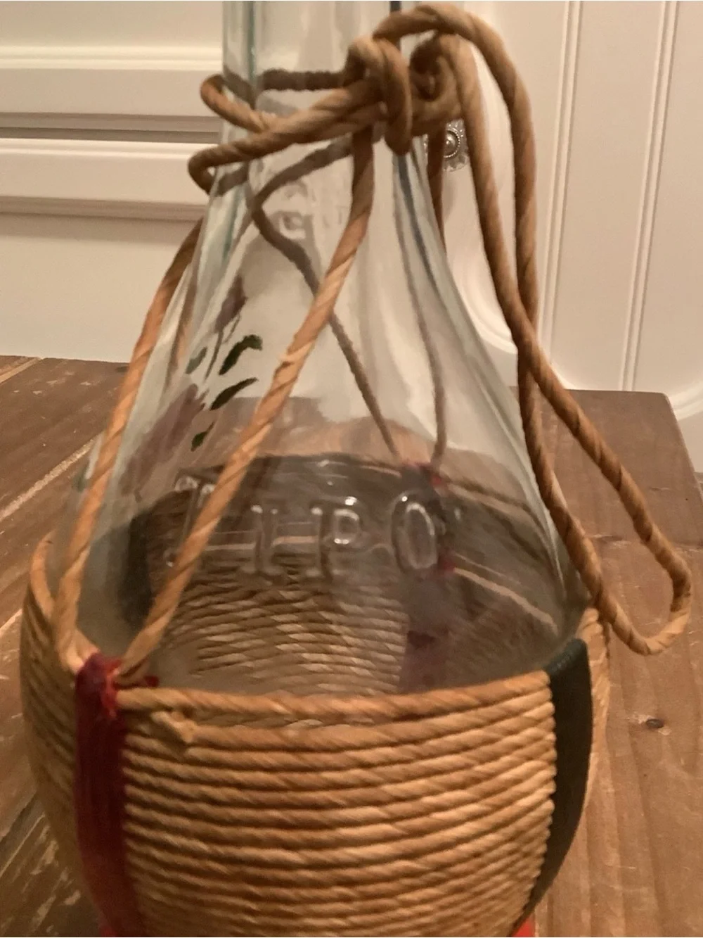 Vintage Tipo wine bottle
